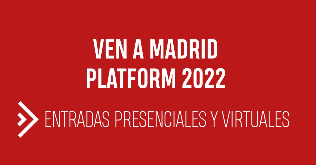 Madrid_Platform's tweet photo. 👉 Os realizamos un resumen de las diferentes entradas que tenemos a tu disposición para acudir a la segunda edición de Madrid Platform

Madrid Platform 2022 📅 se celebrará manera presencial y Streaming

#negocios #business https://t.co/1E9z1zCcvU