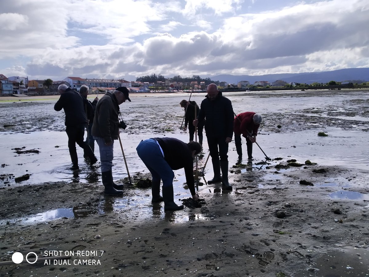 Hoy realizan la ruta de marisqueo con <a href="/guimatur/">GUIMATUR</a> un grupo de muchos países: austriacos, irlandeses, franceses, ingleses e ingleses. Los une su pasión por conocer nuevas experiencias.