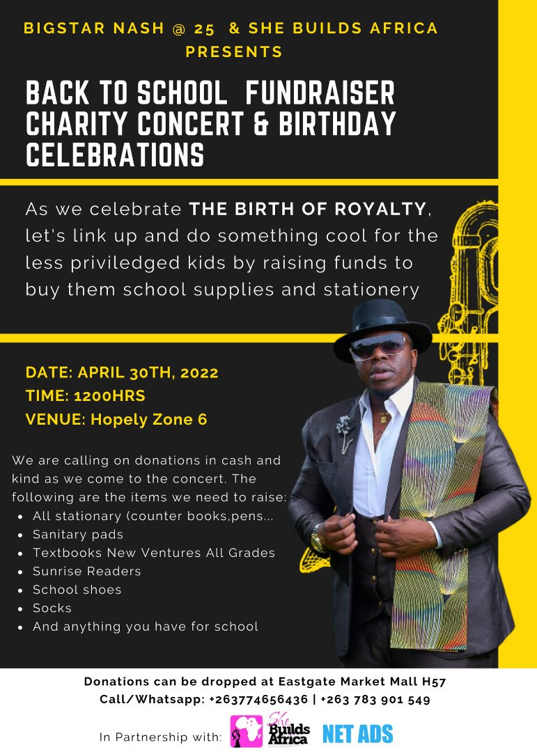 BigStar_Nash's tweet photo. We did it before, we can do it again. How about we throw a party for these little ones and fundraise for their back to school. Beneficiaries are in Hopely  Zone 6. Let's do this💪

More information on the flier. https://t.co/37U6jDvSUz
