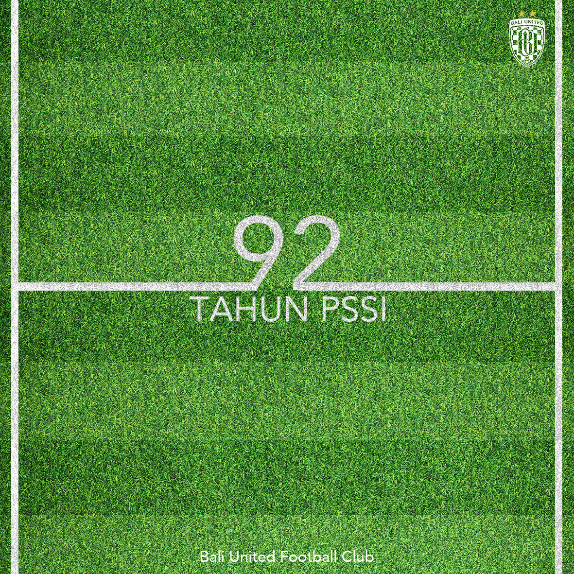 BaliUtd's tweet image. Selamat Ulang Tahun untuk @pssi yang ke-92 ! Semoga bisa memajukan sepak bola Indonesia 🇮🇩

Ayo Berjuang &amp;amp; #MeraihImpian Bersama 🙌🏻

#BaliUnited
