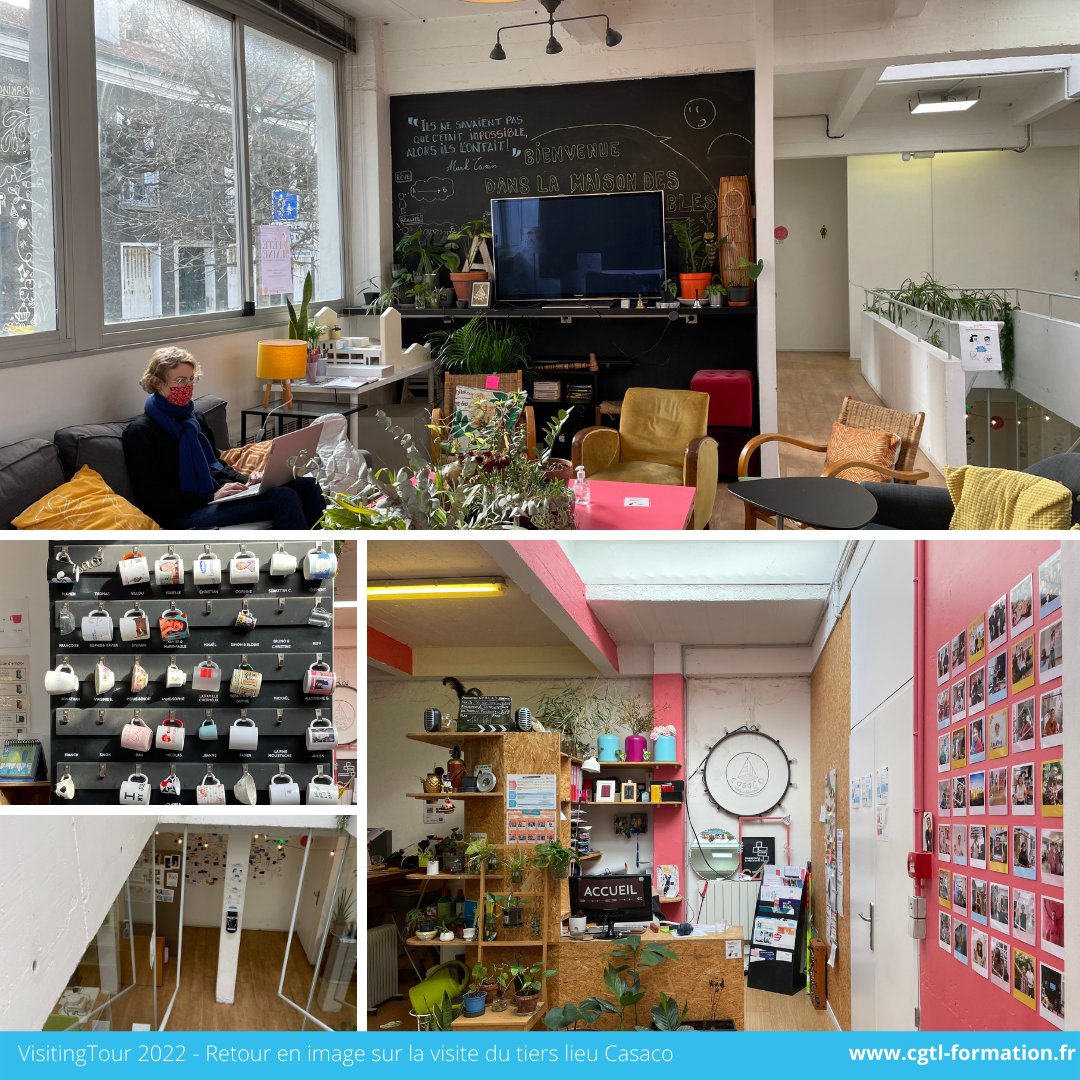 [FORMATION CGTL 🙋‍♀️💁‍♂️]
🎥 Coup de projecteur sur <a href="/casacowork/">CASACO</a> 
découvert lors du #VisitingTourParisien
Merci à Aurélien de nous avoir présenter l'espace, ainsi que d'avoir apporté de précieux conseils 🙌

🔗 Informations : cgtl-formation.fr