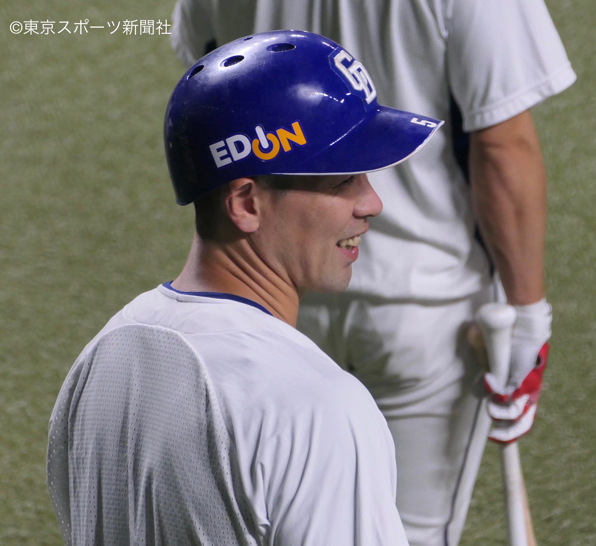 ミズノプロ ミニチュアバット 中日ドラゴンズ　荒木雅博 jambalaya_16cp-2-133