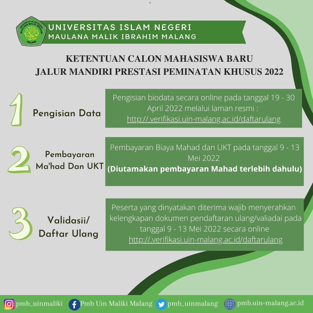 PMB UIN Malang tweet media