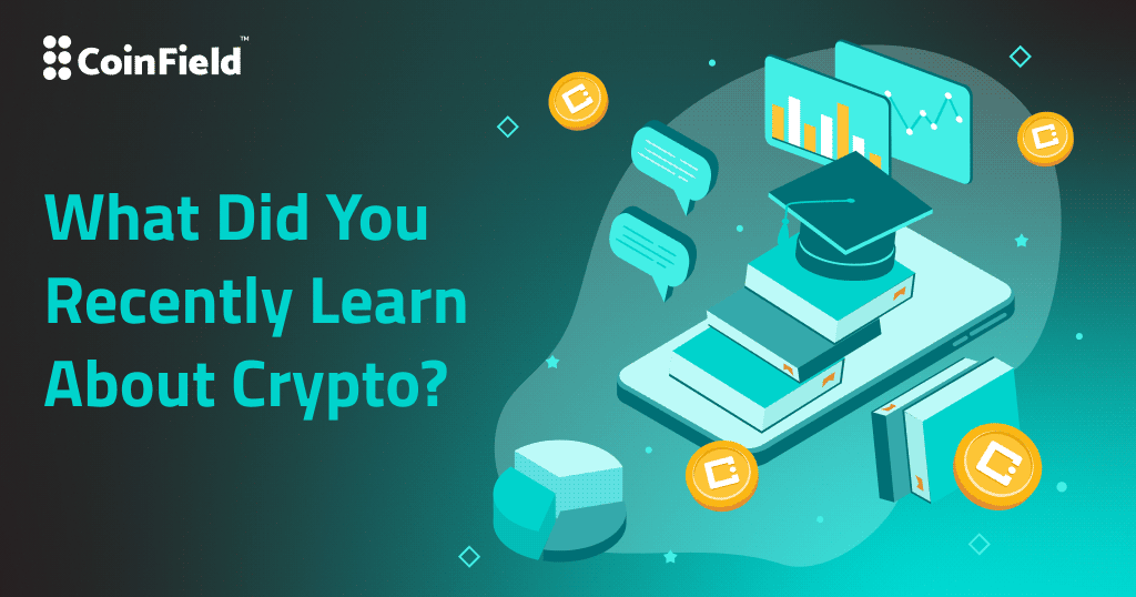 CoinFieldEX's tweet photo. Quite the crypto guru? 📖👓
Share a tidbit of your knowledge and you could get a chance to win 100 CFC! 🎁
👉 Don't forget to:
✅Use hashtag ‘#LearnWithCoinField’
✅ Tag friends https://t.co/xvsucGrXBs