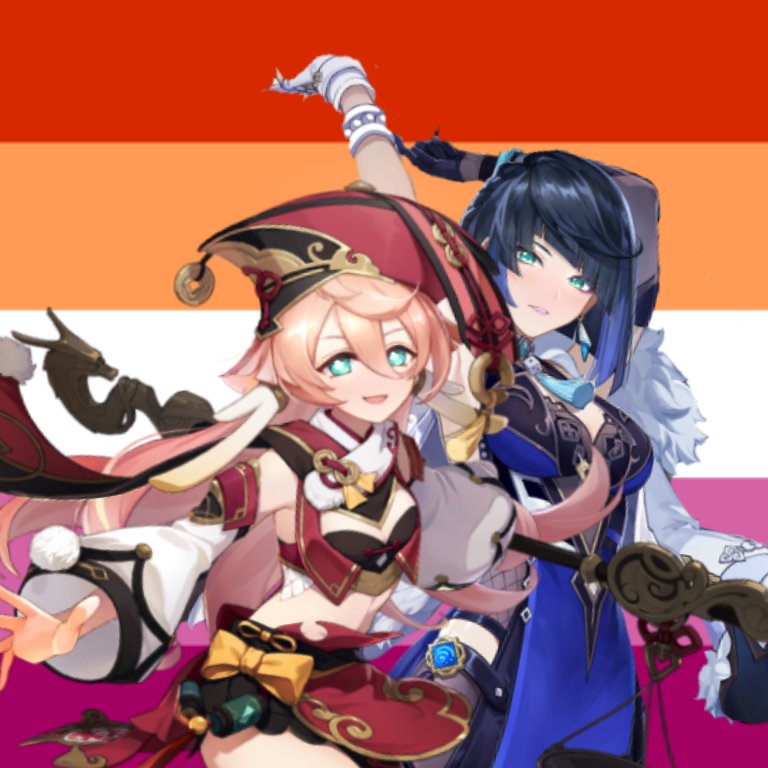 DailyYanLan's tweet photo. canon lesbians btw https://t.co/lvKj1TB39b