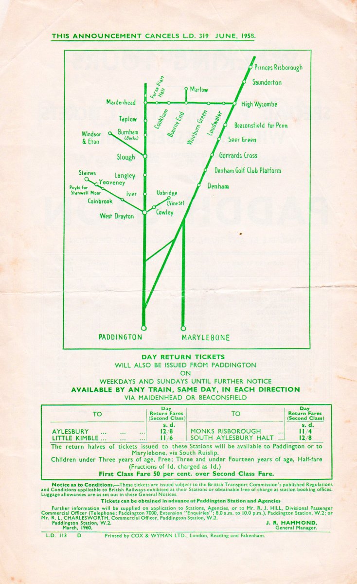 *Tuesday Treasure* Today’s Blog demonstrates that whilst the demand for walking tours may have modified after nationalisation, serving such customers was clearly seen by BR Western Region as still worthy of accommodating. Take a look at the full blog at: bit.ly/DRC-Treasure