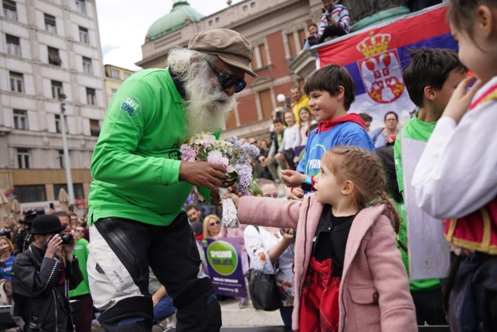 The food WE eat, the body WE carry, the clothes WE wear—just about everything comes from Soil. The greatest expression of our love and concern for every Life around us is to #SaveSoil. Let Us Make It Happen. -Sg #SaveSoilBelgrade <a href="/cpsavesoil/">Conscious Planet #SaveSoil</a>