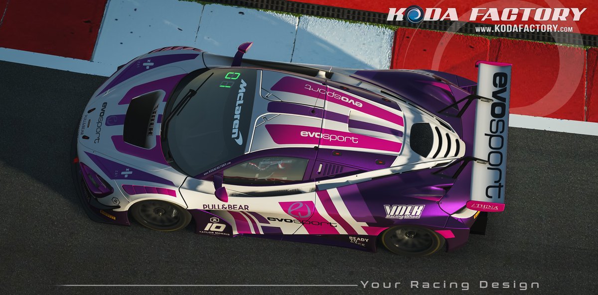 One of the 100+ currently available skins on Patreon:  patreon.com/kodafactory  #iRacing #rFactor2 #kodafactory #kodasimracingdesign