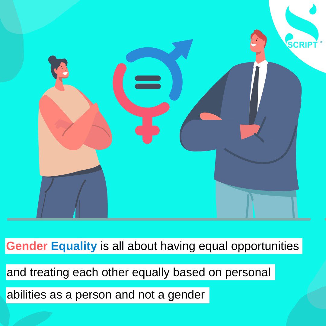scriptit_talk's tweet photo. Gender Equality is key to the achievement of the SDGs. Be part of this journey!
#Youth4SDGs
#Agenda2030
#LeaveNoOneBehind
#scriptit https://t.co/lMNNvUTMh8
