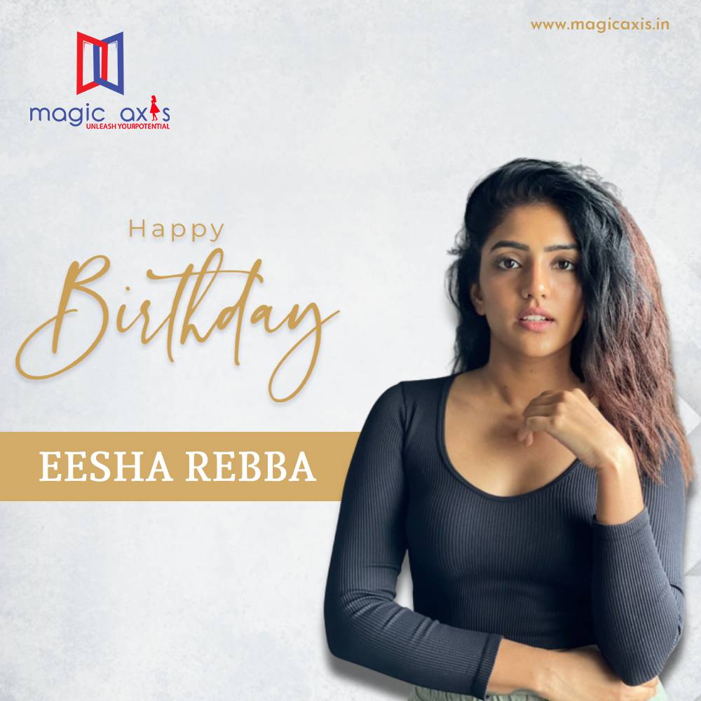 magic_axisoffl's tweet photo. Wishing gorgeous @YoursEesha Very Happy Birthday

#EeshaRebba 
#telugufilmforum #magicaxis #magicaxisoffl #bestwishes https://t.co/550xlBN88v