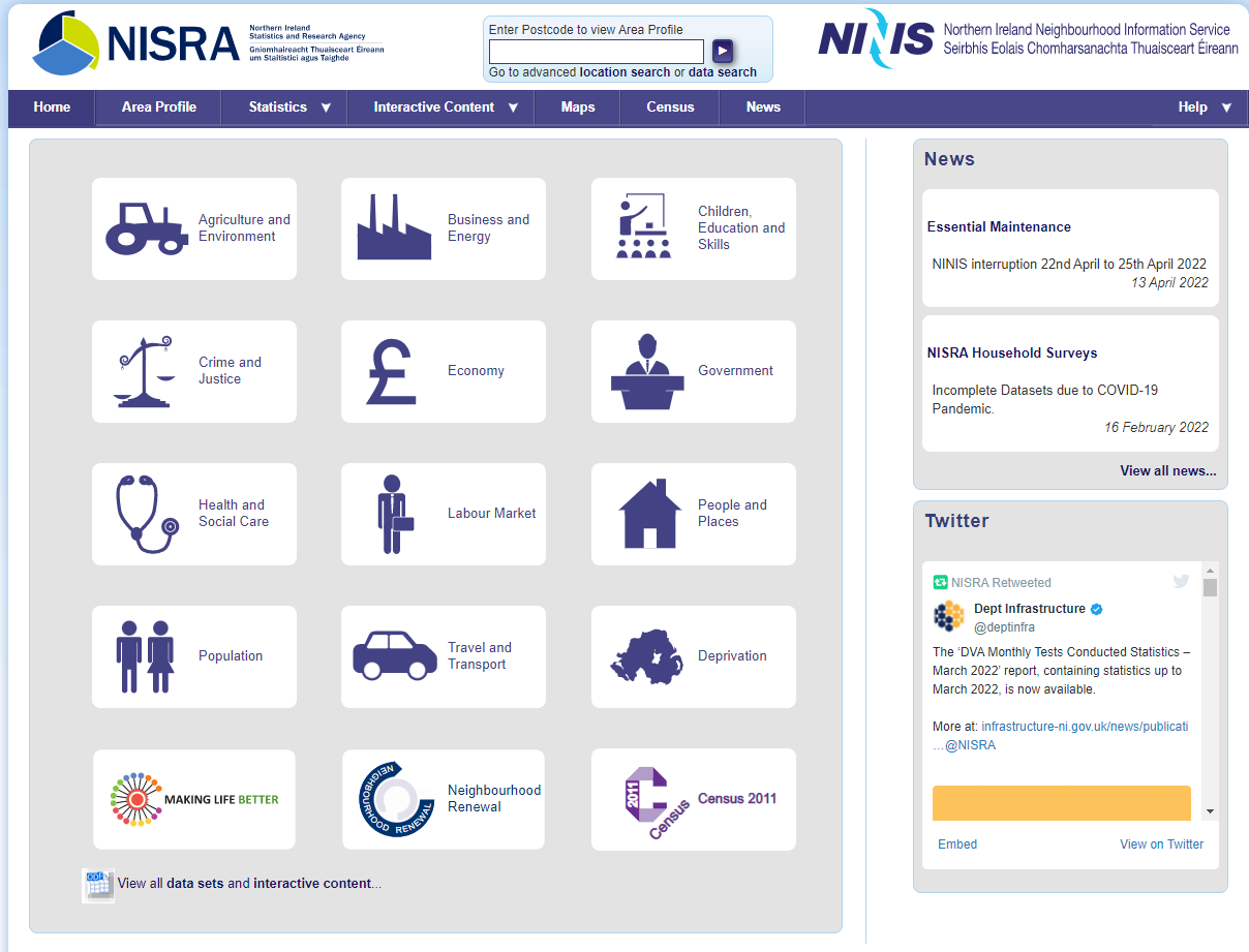 NISRA (@NISRA) / Twitter