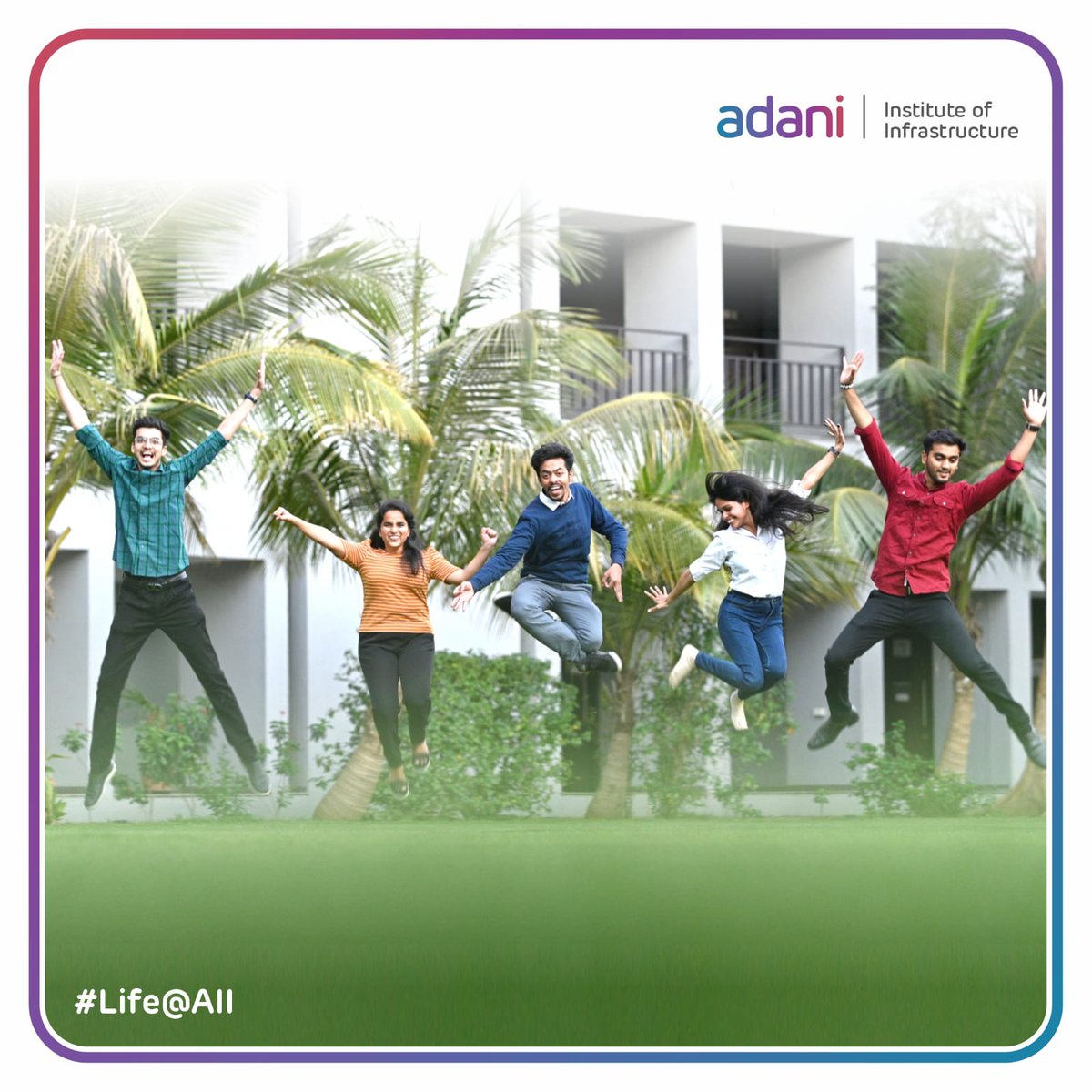 AdaniUniversity's tweet photo. All Smiles....!
#LifeatAII #beyondClassroom #AdaniUniversity #AII #AIER #AIIM #AIIE #CampusLife #StudentsCorner https://t.co/QOabltbPg1