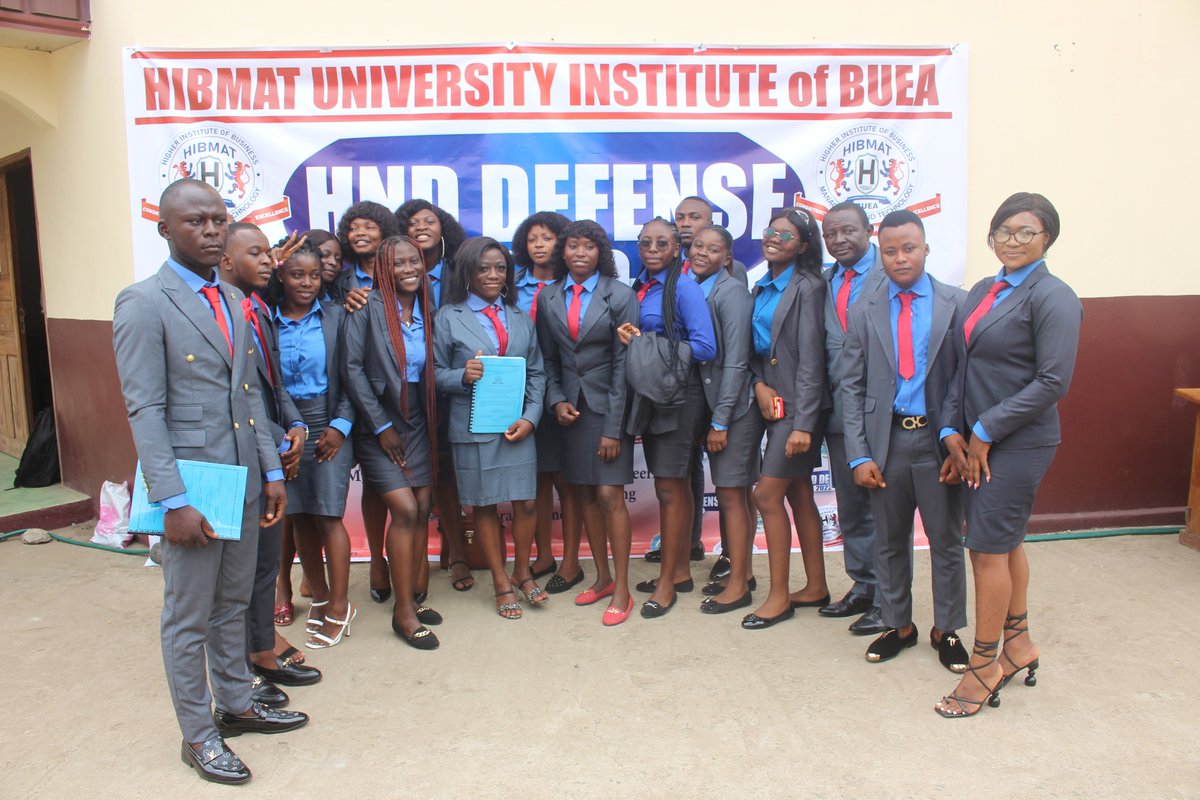 HuibCameroon's tweet photo. We wish you a resounding success as you prepare to take on the Higher National Diploma (HND) exams in June.
#HNDDefense #HUIB #HND https://t.co/6m9dnDnDkf