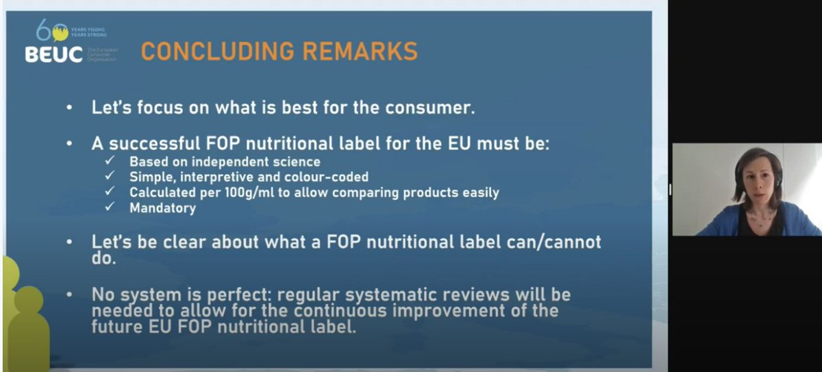 nelleke_pldrmn's tweet photo. Let's focus on what is best for the consumer, says @Perrin_Cam of @beuc on #frontofpack #nutrition #labelling. More info: https://t.co/YzMq0omYTy https://t.co/sYdVAvVxgz