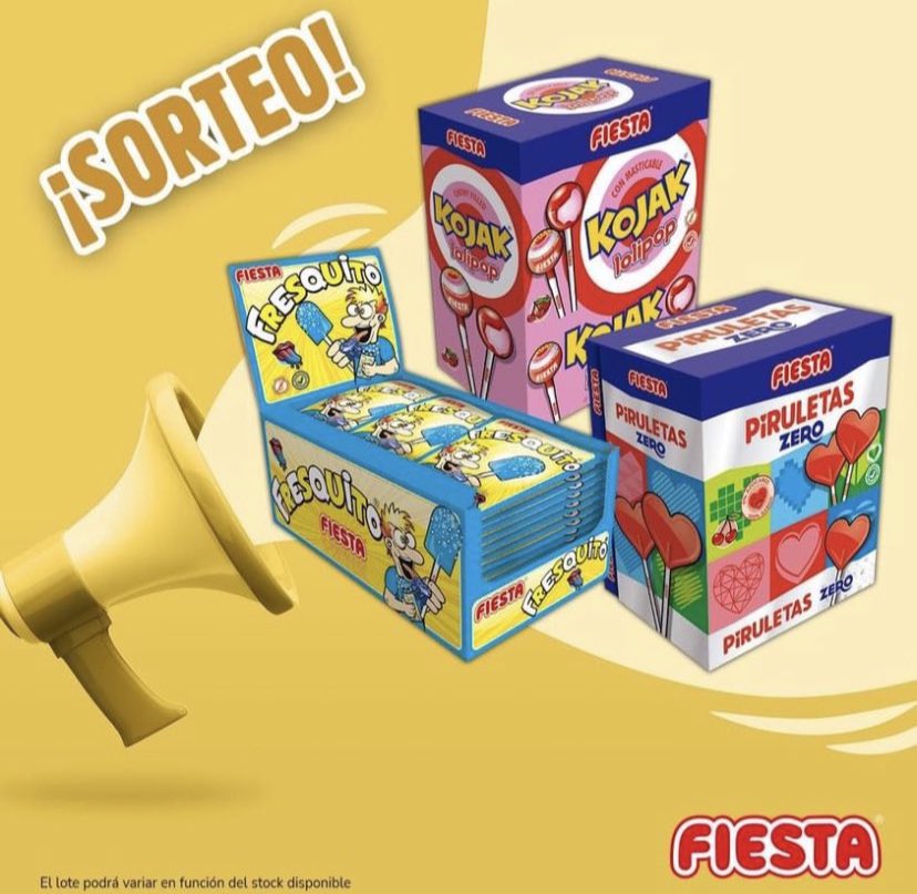 SORTEO!! 🍀

Quieres ganar uno de estos lotazos de productos Fiesta?

➡️ Síguenos en <a href="/FIESTA_es/">FIESTA</a> 
➡️ Haz RT 🔁
➡️ Dinos cuál es tu deporte favorito! 😝