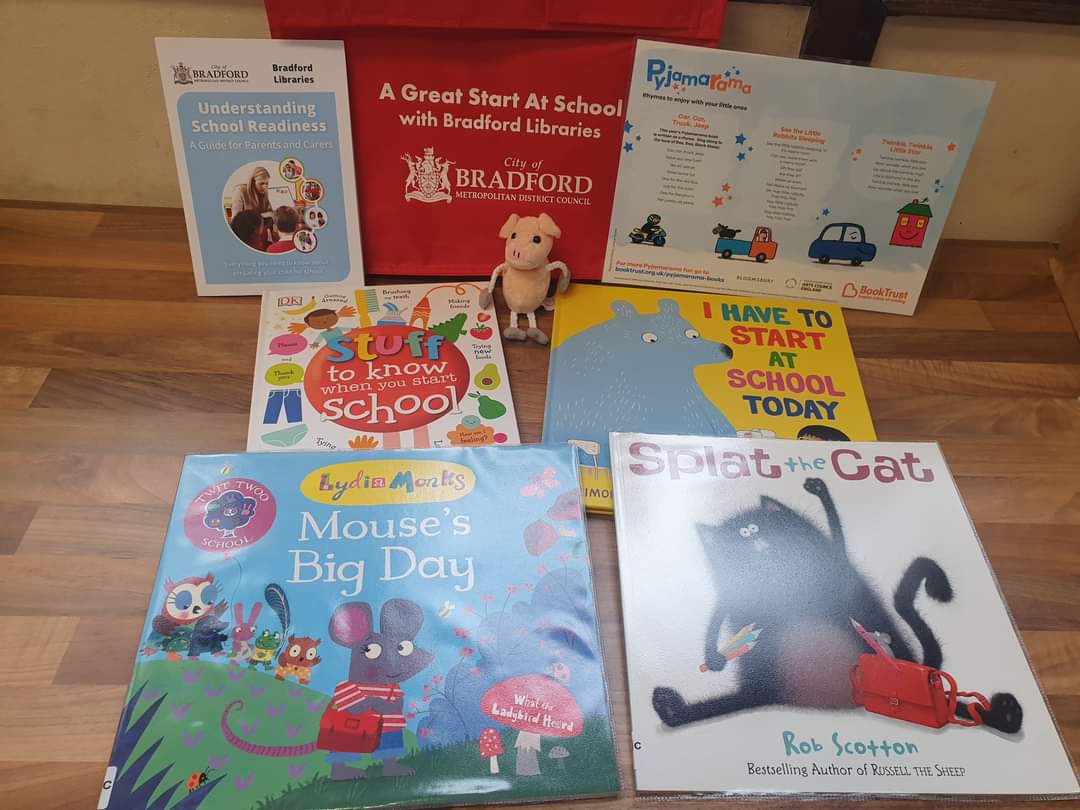 We hope everyone got the primary school places they wanted! 
We have some wonderful story packs about getting your child ready for the start of school, these can be checked out just like a book :) we have 3 sets available at Queensbury Library.

#StartingSchool
#ReadyForReception