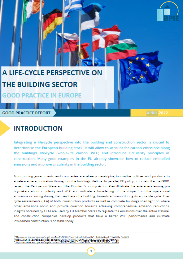BPIE_eu's tweet photo. 🔄 The integration of #lifecycle thinking into the EU legislative framework is essential to decarbonise the #buildingstock 🏘️ 

Find examples of how to improve #circularity in the sector here 👉 https://t.co/BWHhycpsgi https://t.co/3lemOljdMC