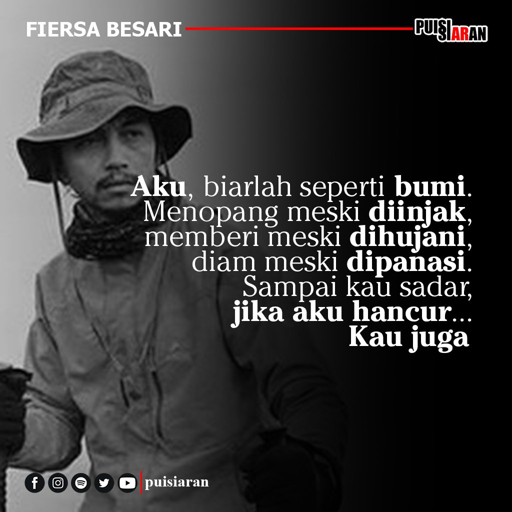 puisiaran's tweet photo. Jika aku hancur... Kau juga. 

.
. 
.
#puisiaran #puisi #poem #poetry #sastra #fiersabesari #gariswaktu https://t.co/X6gakatjut
