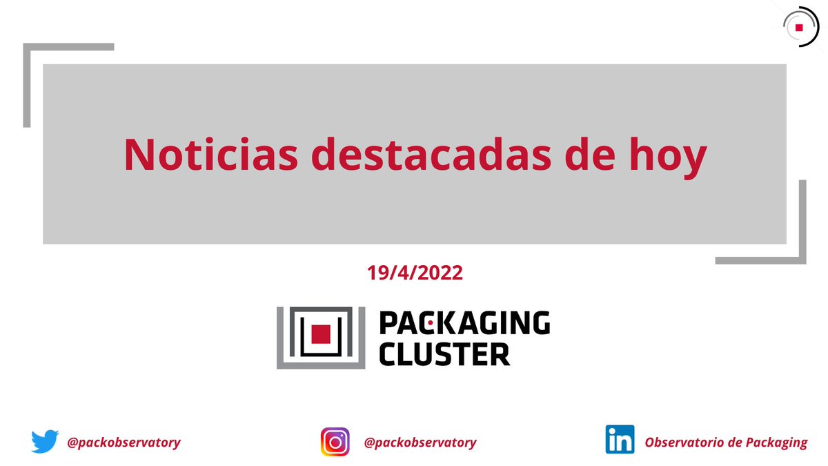 packobservatory's tweet image. 🔴#breakingnews  Conoce las noticias de hoy:

1.Cómo diseñar el packaging de un producto: mejores prácticas

2.Vidrala planea crear sus primeros envases cero emisiones

3.Packaging That Shines Bright

packagingcluster.com/observatorio/