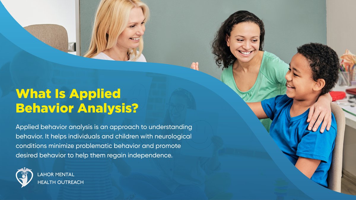 LahorMentalHO's tweet image. What Is Applied Behavior Analysis?

#AppliedBehaviorAnalysis #ABA #UnderstandingBehavior #Behavior #LahorMentalHealthOutreach
