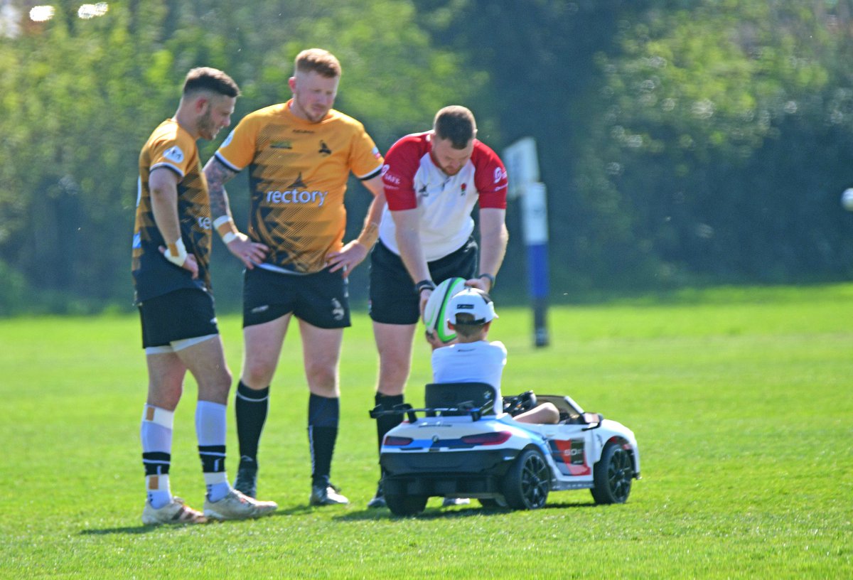 BSRUGBY's tweet photo. What a fantastic day was had by all on our Centenary  #LadiesDay vs @ChinnorRFCThame - Thank you to one of our generous sponsors #BaronsBishopsStortford @simonhewson for donating this amazing little car for an auction prize #Oneclub https://t.co/LOhiNJNAoL