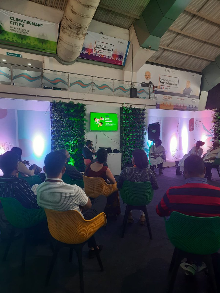 "Public engagement lies at the centre of climate conversations. Team C-Cube discuss the methods, tools and tracks for improving climate awareness. Cities discuss how they can amplify their messaging around climate.#missiontomovement #AmritMahotsav #MOHUA #NIUA #CCUBE #c3actions"