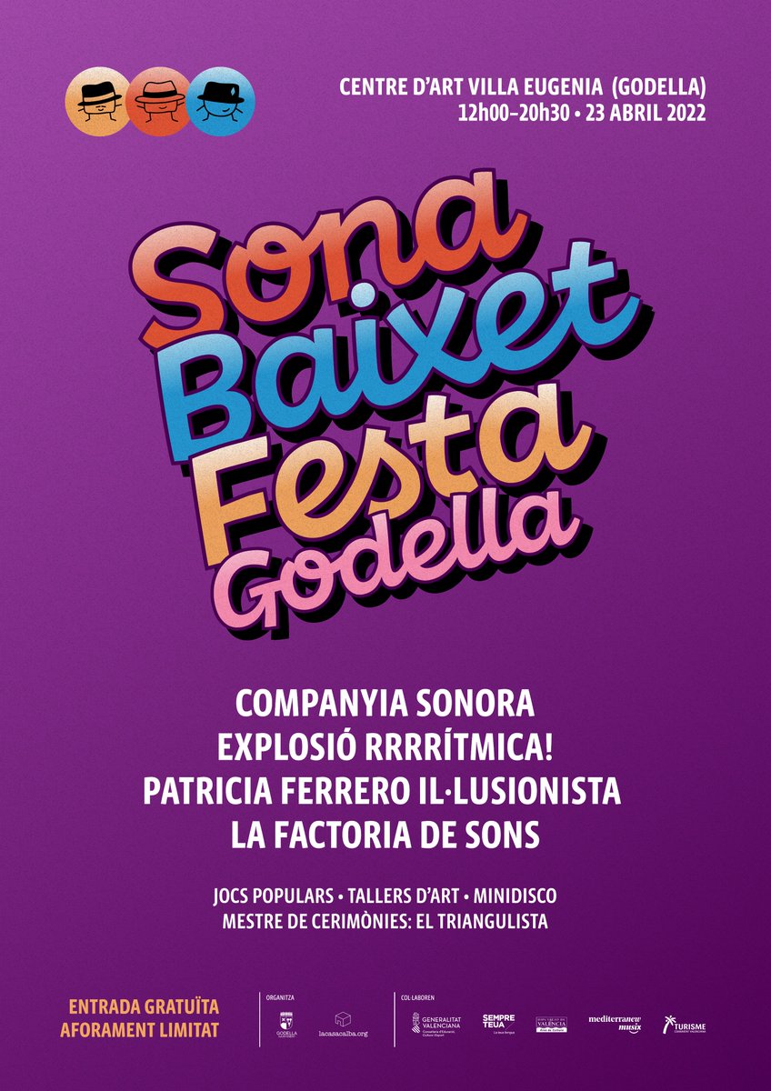 LaCasaCalba's tweet photo. Comença el compte enrere...
#LaCasaCalba #SonaBaixet #SonaBaixetFesta #Música #Festival #culturaenfamilia https://t.co/0qteKiCGp6