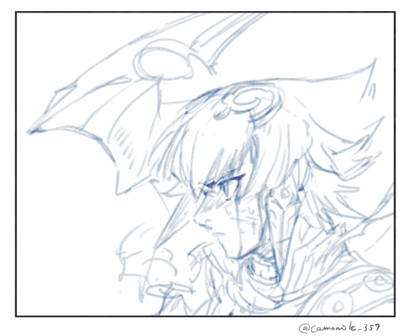 ラフこんなもん 描き込んだほう 