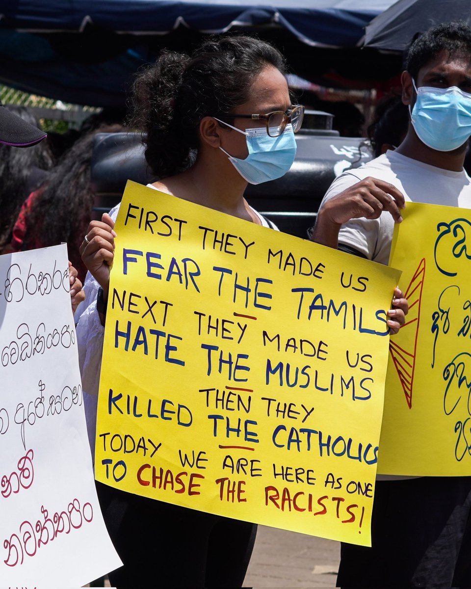 No more racism!

#GoHomeGota2022 #GotaGoHome2022 #ProtestLK