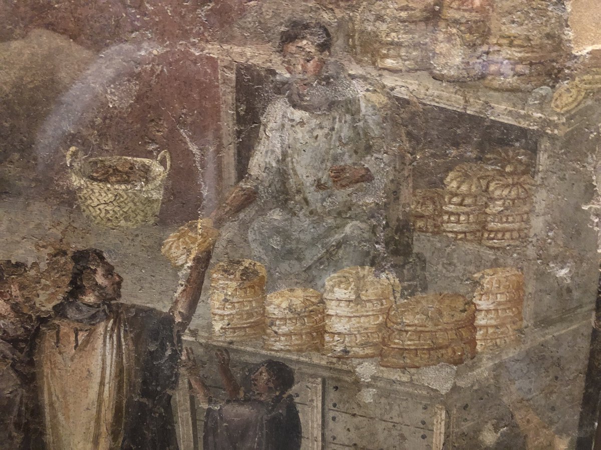 Happy ‘Someone in #Pompeii Made Bread’ day! Scratched into a wall the graffito reads: XIII K(alendas) Maias panem feci On April 19th, I made bread – CIL IV 8792