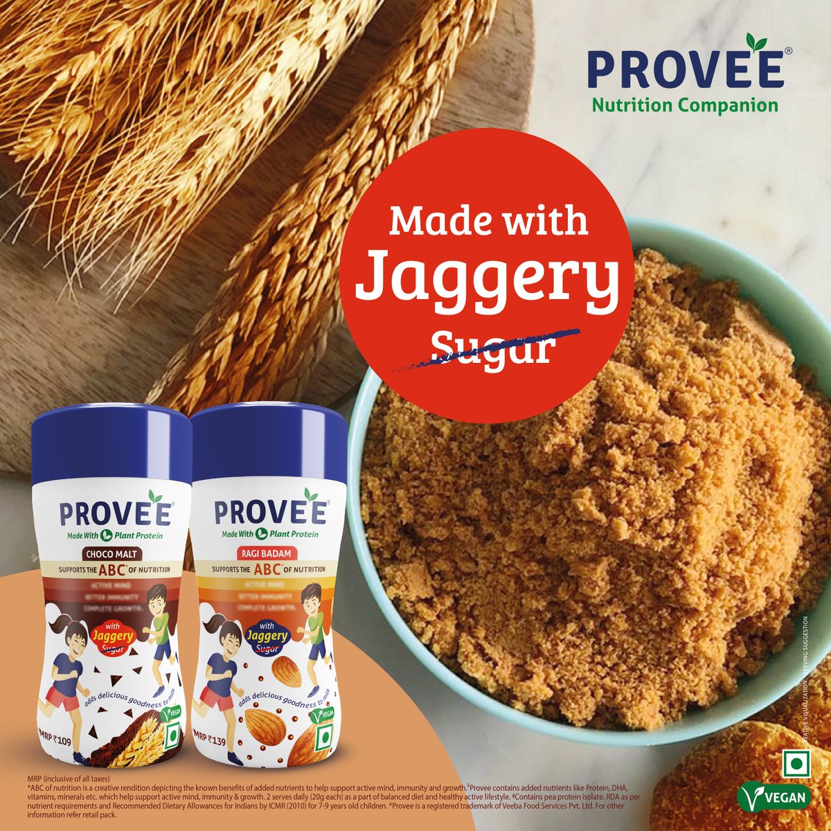 Provee_in's tweet photo. Meet the new age nutrition companion! Made with jaggery, not sugar. Bring home and try today!
#NutritionCompanion #Provee #momsknowbest #momsofinstagram #moms #healthforkids #jaggery #nutritiondrink https://t.co/yP9RKS1i7h