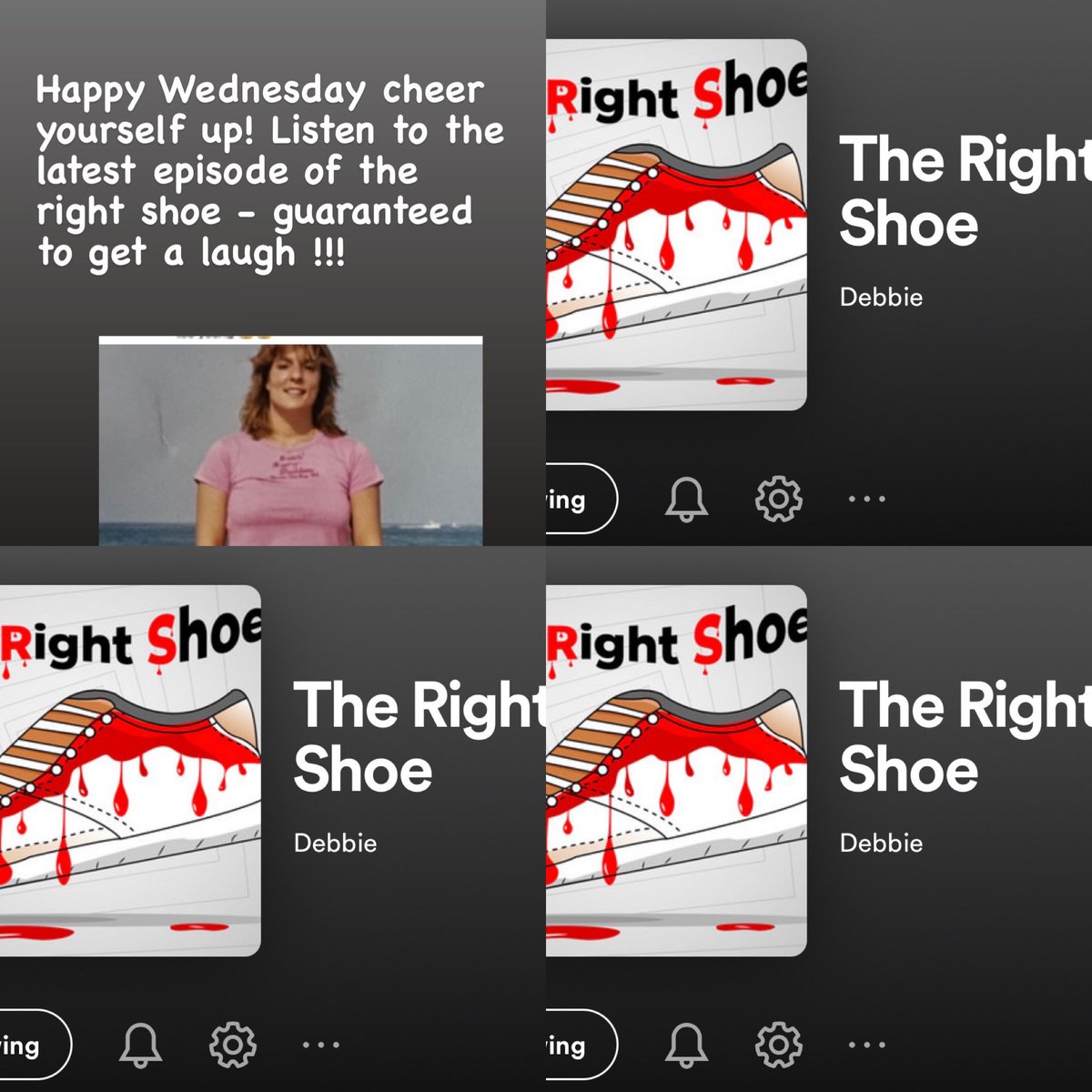 This week THE STRANGE CASE OF SHIRLEY PETRICH ON THE RIGHT SHOE PODCAST AND I SING 🎤 what could lift up a Tuesday more than that ??