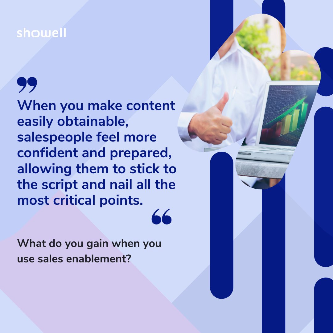If you're working without a sales enablement tool, it's like chopping down a tree with an axe when you have a chainsaw available.

Read more here bit.ly/3vrgZju