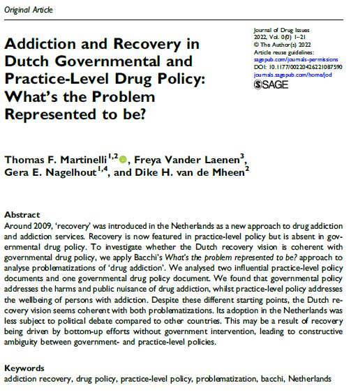RecoveryPathways NL/BE tweet media