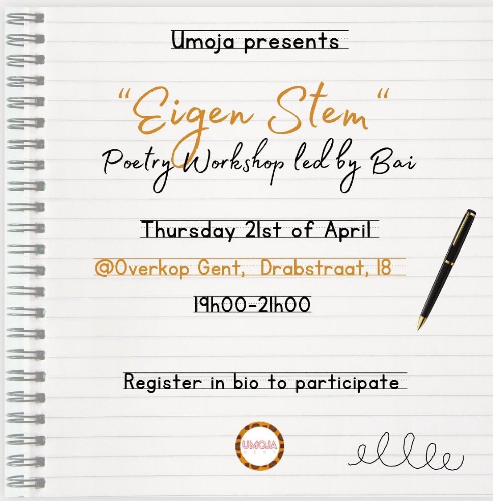 GentUmoja's tweet photo. We hope you have signed up for the POETRY WORKSHOP!
• Express your words
• Creativity coming to live!!
#registerbelow
https://t.co/HkLdeNjgNZ https://t.co/iAOeVOTw5b
