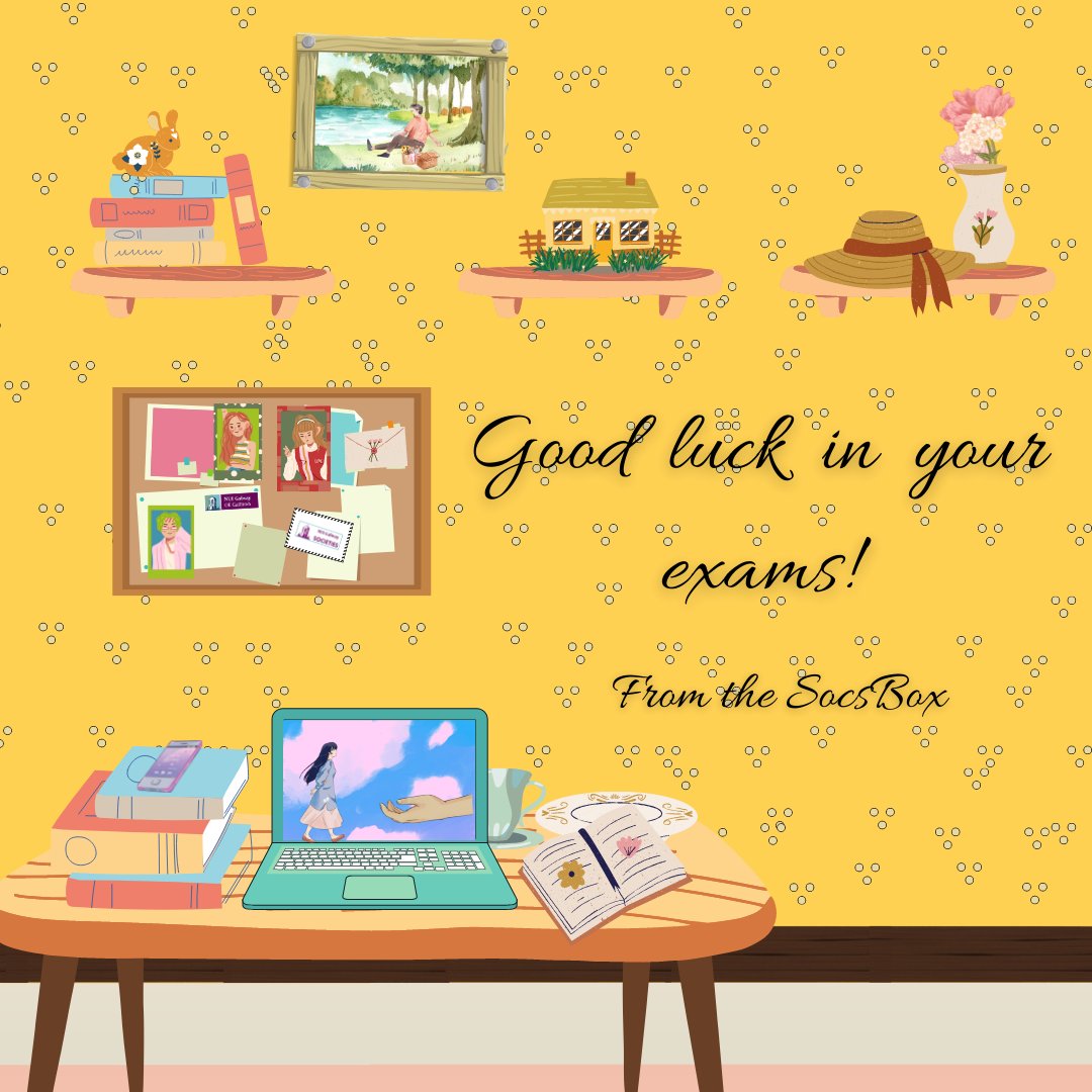 Best of luck with your exams, from all of us at the Societies Office!
#exams #nuigstudentlife #NUIGWhatsOn #NUIGSocs #SocsBox