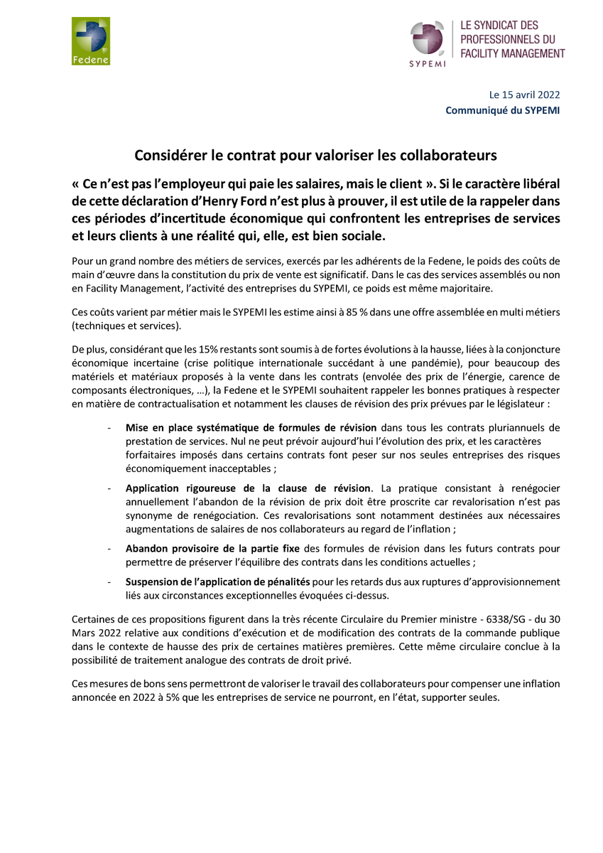 Sypemi_FM's tweet photo. 🙏 N’hésitez surtout pas à partager ce thread, ce document et à nous soutenir dans cette démarche !
#workplace #workspace #services #facility #facilitymanagement #fm #developpementdurable #tertiaire #consommationresponsable #energiesrenouvelables #energie #inflation #contrats https://t.co/tltONrh5pD