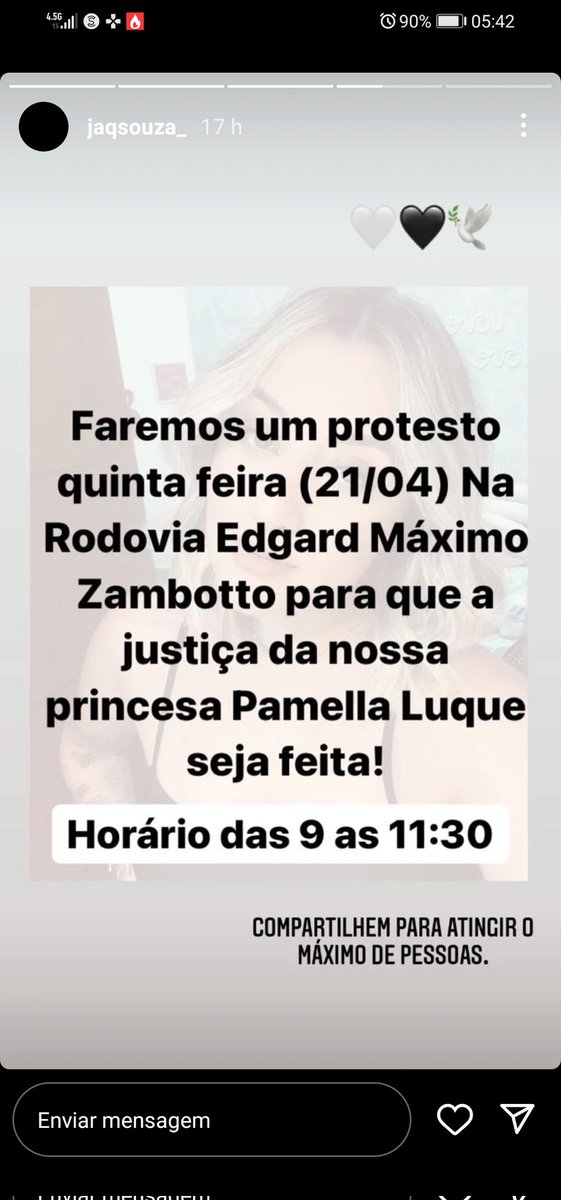ClauSouza82's tweet photo. Bom dia pessoal. Só queria que vocês divulgassem esse caso.
A pessoa causa o acidente, a noite de uma menina, e fica em liberdade.
Vamos divulgar essa manifestação em busca de justiça.
Parabéns pelos 45 anos!
https://t.co/doietcSigM
@rodrigobocardi
@bomdiasaop https://t.co/L7oAK1DhFJ