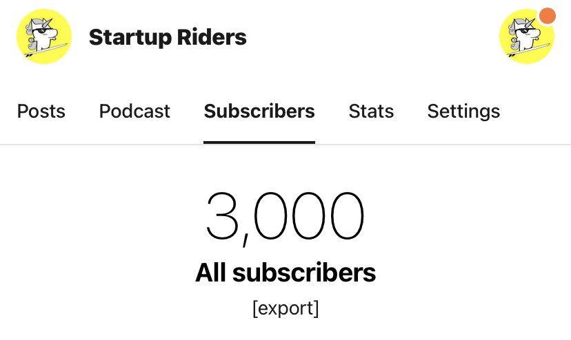 IvanLandabaso's tweet photo. Boom! 3000 startup riders.

Que maravilla conocer a gente tan buena y buena gente que comparten sus aprendizajes en startups

Mil gracias por las colaboraciones @DiegoARRG @JavierJRueda @alopez249_ @carlosotermin @rportav @Mehdiyac @josek_net @Vaughtton @The_StartupCFO @FiMaciver https://t.co/oUUymaZwip