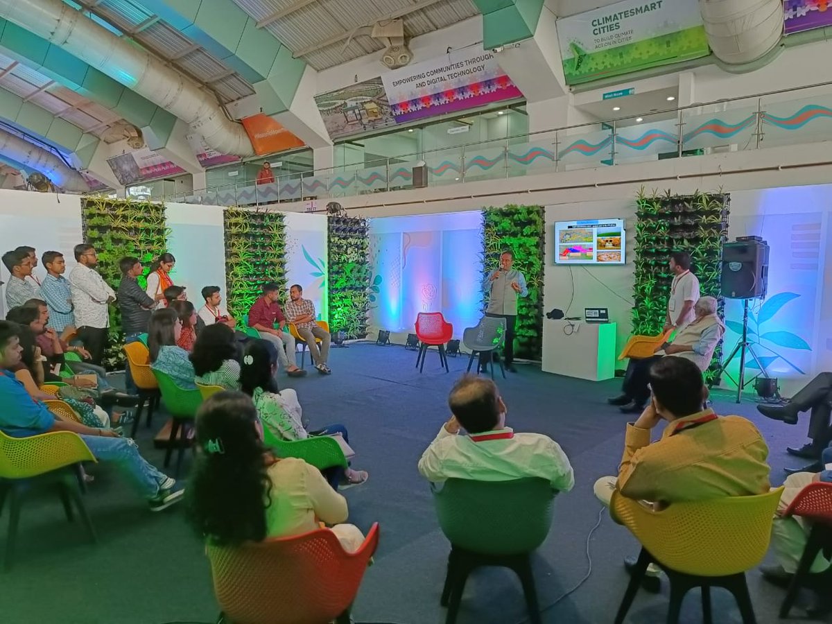 Surat Smart City showcased the various climate initiatives undertaken across urban sectors and made a case for replication. The scope for scalability was widely discussed with other ambitious cities #missiontomovement #AmritMahotsav #MOHUA #NIUA #CCUBE #c3actions