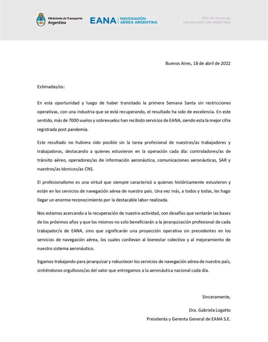 La hipocresía en su máxima expresión y en una sola carta, pero a la hora d reconocer el trabajo la empresa ofrece un 12% en un contexto inflacionario no menor al 60%   <a href="/Gaby_Logatto/">Gabriela Logatto</a> venían mejores🤣. ser sinvergüenza  es el paso previo a ocupar una banca política? Va muy bien eh