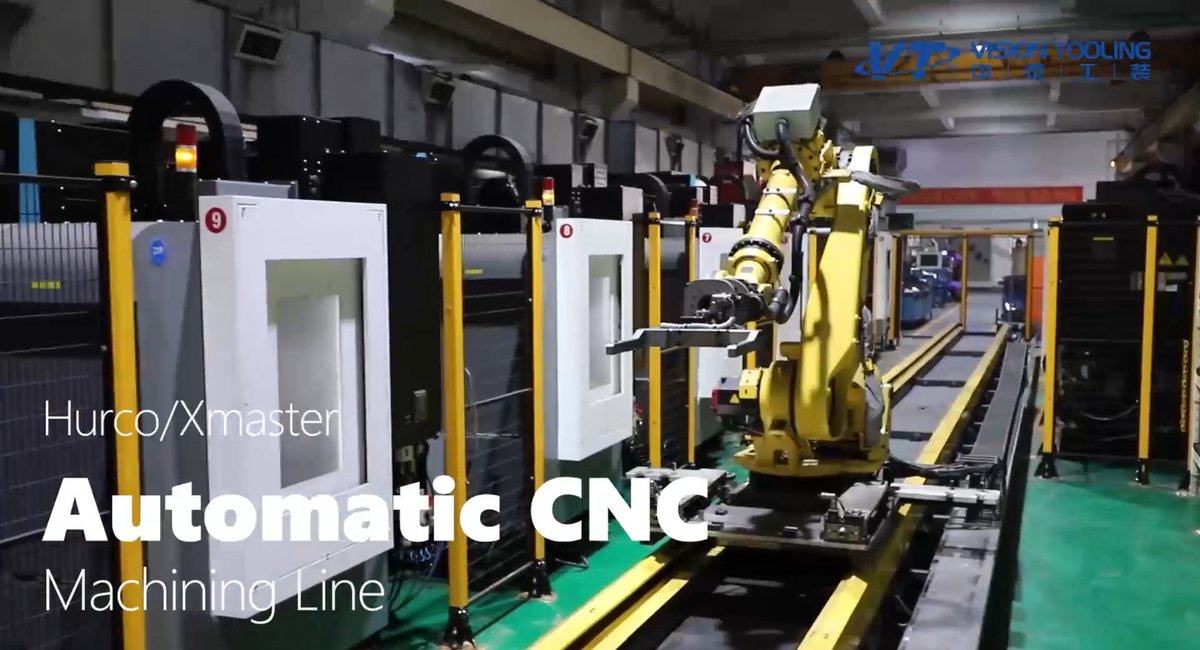 Visiontoolgroup's tweet image. Welcome to know a new partner in our #machining process—Xmaster Automatic CNC Machining Line, equipped with an advanced intelligent system and 11 sets of CNC machines, it can easily realize the full #automation machining. #automotiveindustry 
youtu.be/lNRsa-GDqRk
