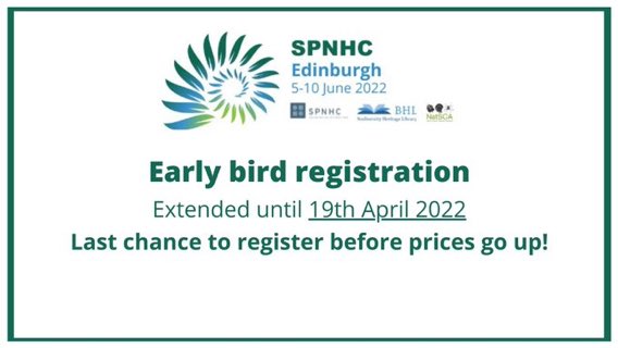 @SPNHC @BioDivLibrary @Nat_SCA members- have you seen the @SPNHC2022 line up? Excited for the plenary speakers @ProfMarkMaslin Bhavani Narayanaswami from @SAMSoceannews #GregKenicer from @TheBotanics and @gillesdoignon 😊