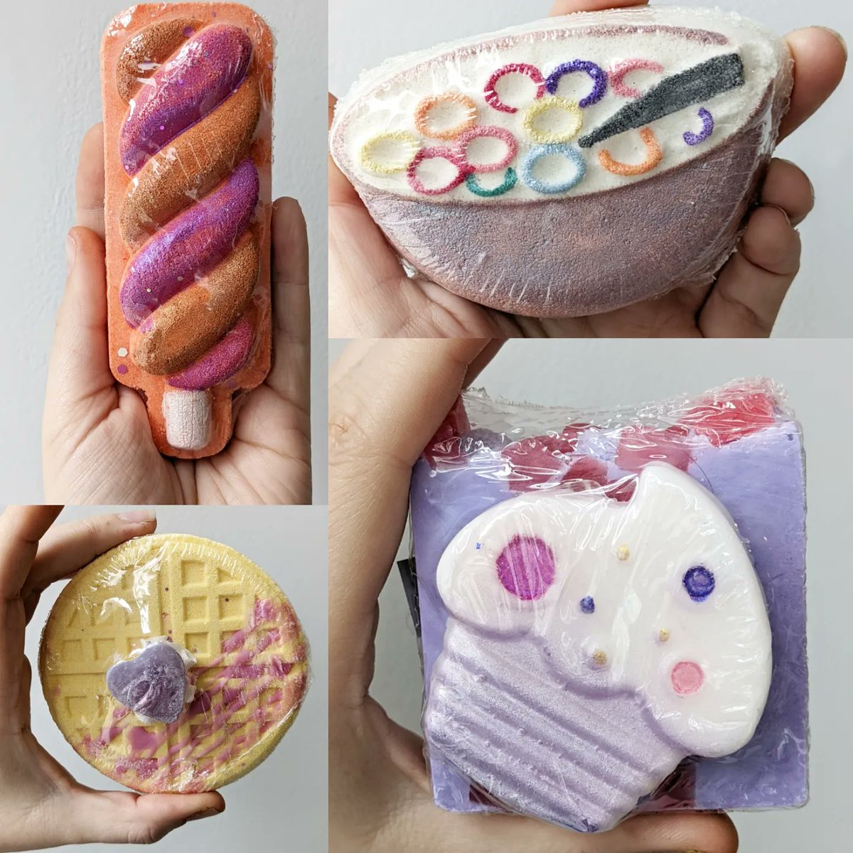 makersmarketst1's tweet photo. #Sweet #bath treats by local maker OMG Bath Treats are the perfect way to #relaxation tonight! Find more sweet treats by visiting Maker's Market today! 3124 Dundas Street West #Toronto! #Opendaily! #bathbalm https://t.co/ZDkbllwMPX