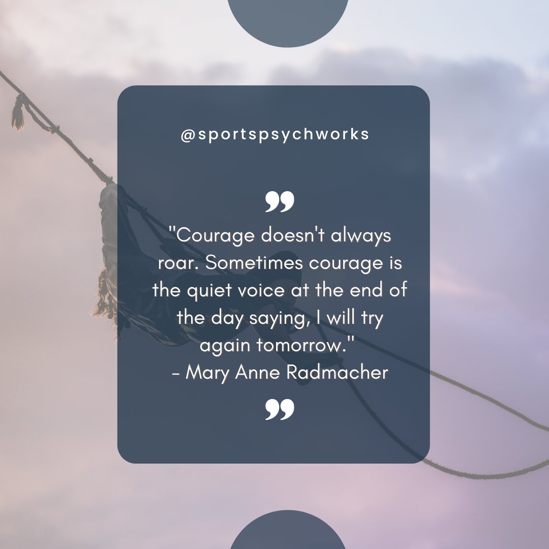 SportPsychWorks's tweet image. You don&apos;t have to be Superman to act courageously. Be brave by knowing that tomorrow will be better! 💪
bit.ly/2WCFFXQ #removingbarriers #sportsparent #mindsetdevelopment #courage