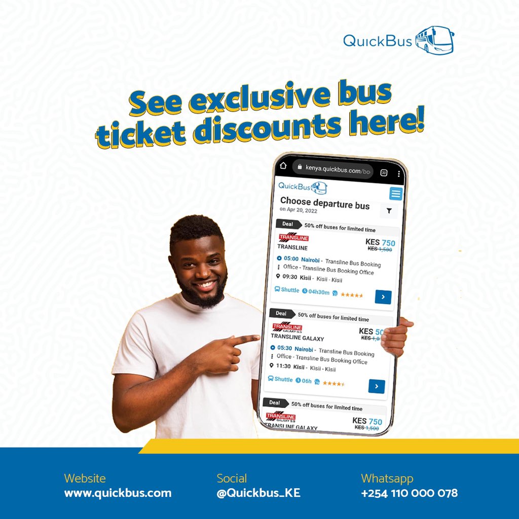 Exclusive discounts from bus operators only on quickbus.com💃

#QuickBus