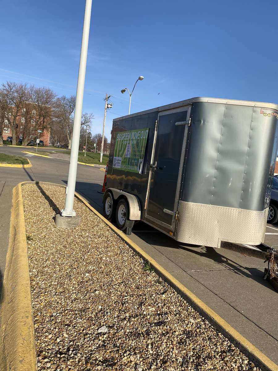 Hey Bearcats! The Big Green Move Out has begun. You will find our trailer in lot 20, behind Valk. We accept clothing, shoes, household items, small furniture &amp; pretty much anything you might have in your room that you don’t want. Spread the word! Donate don’t dump. <a href="/BearcatGREEN/">Bearcats Going Green</a>