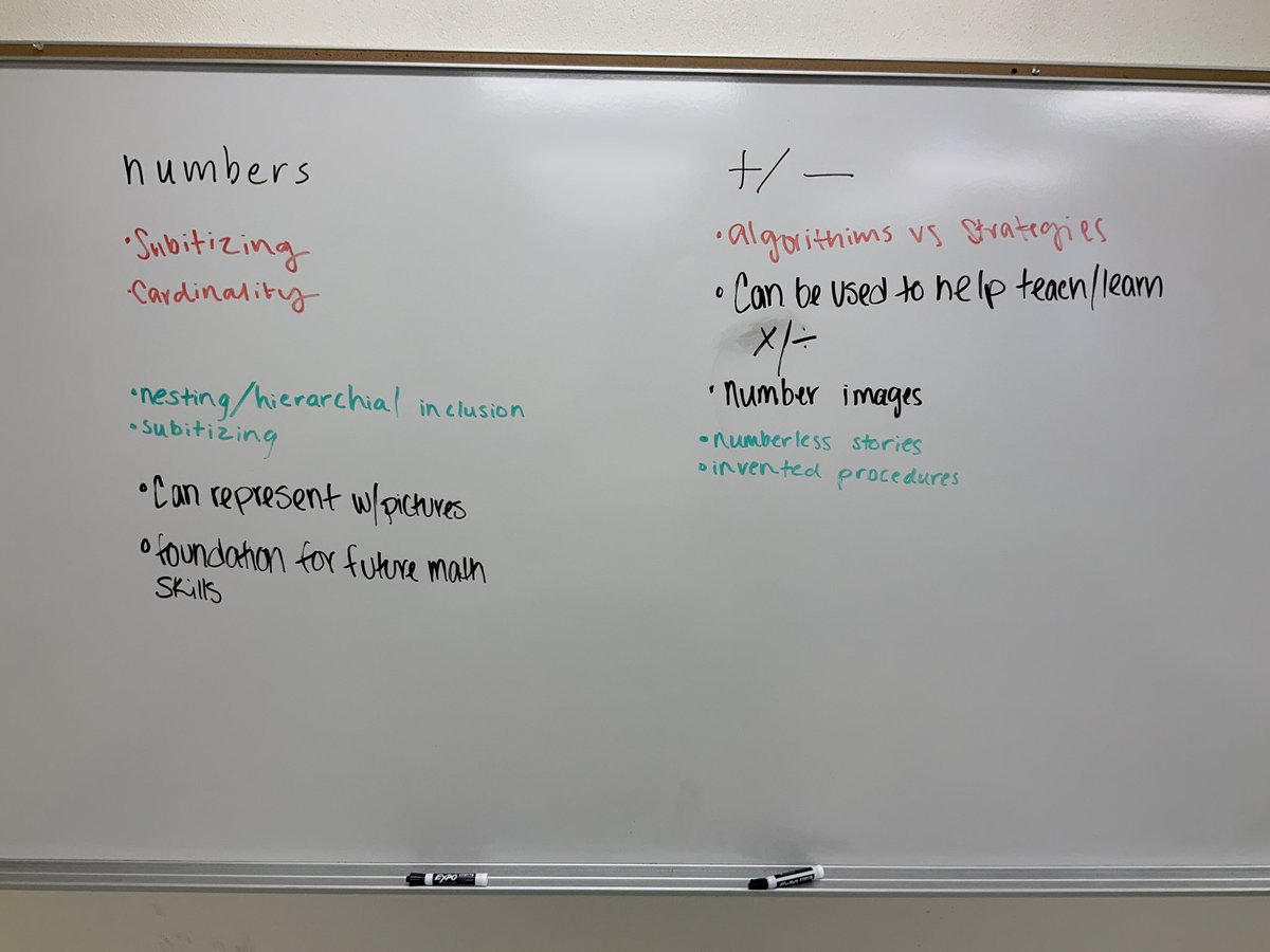 mathhombre's tweet image. #mtechat reflection days for elementary math teacher courses (two sections)