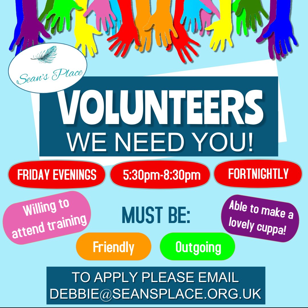 Would you like to join our team? 
We are recruiting for volunteer mentors to help is deliver more support to men in our community.
If you are easy to talk to, a good listener and can make a good cup of tea - We would love to hear from you!
Please email us for more information. 💙