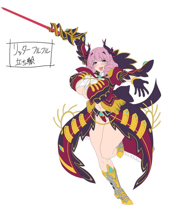 エデグレ コスォコスォ話…フルフルちゃんはツリ目なタカビーキャラな発注でしたが、エデグレはツリ目率多い気がしたんで、垂れ目にしております。垂れ目な放蕩娘っていいよね……✨フルフルの元ネタは悪魔で鹿角モチーフの髪飾りつけてます。これはスタァ
#エデンズリッターグレンツェ 